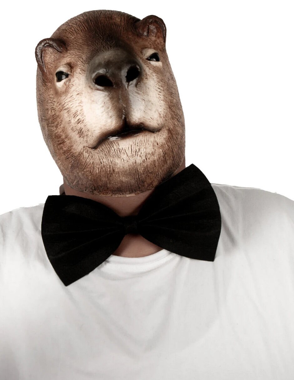 Máscara para disfraz de novio capibara elegante diseños originales 5