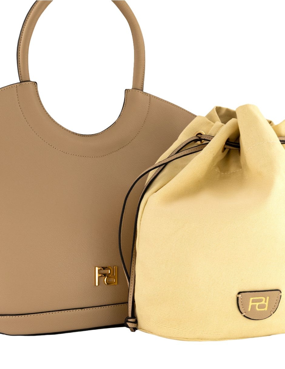 Bolsa tote de piel para mujer 4