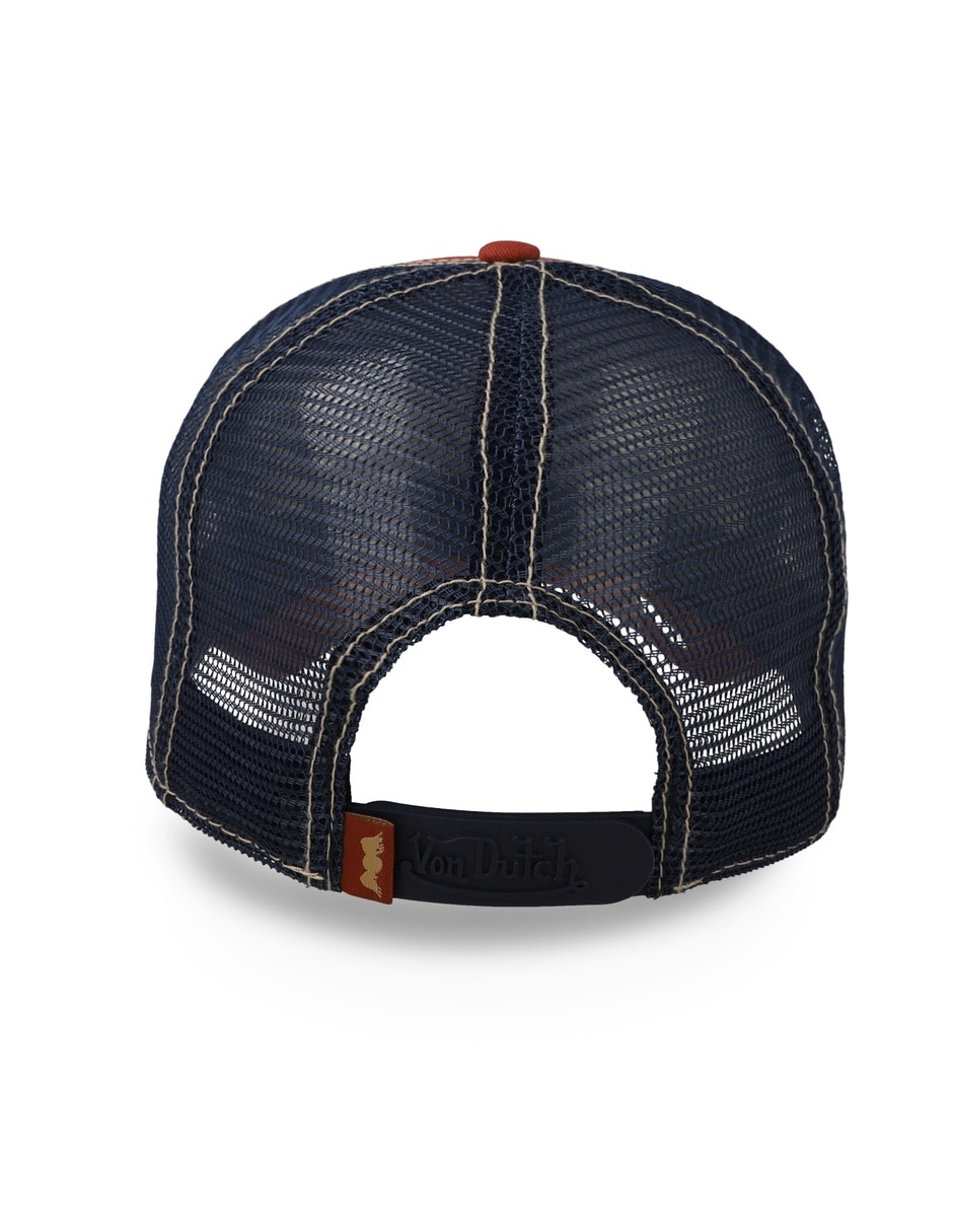 Gorra visera curva snapback Von Dutch Staple Trucker Caoba Unitalla para adulto 2