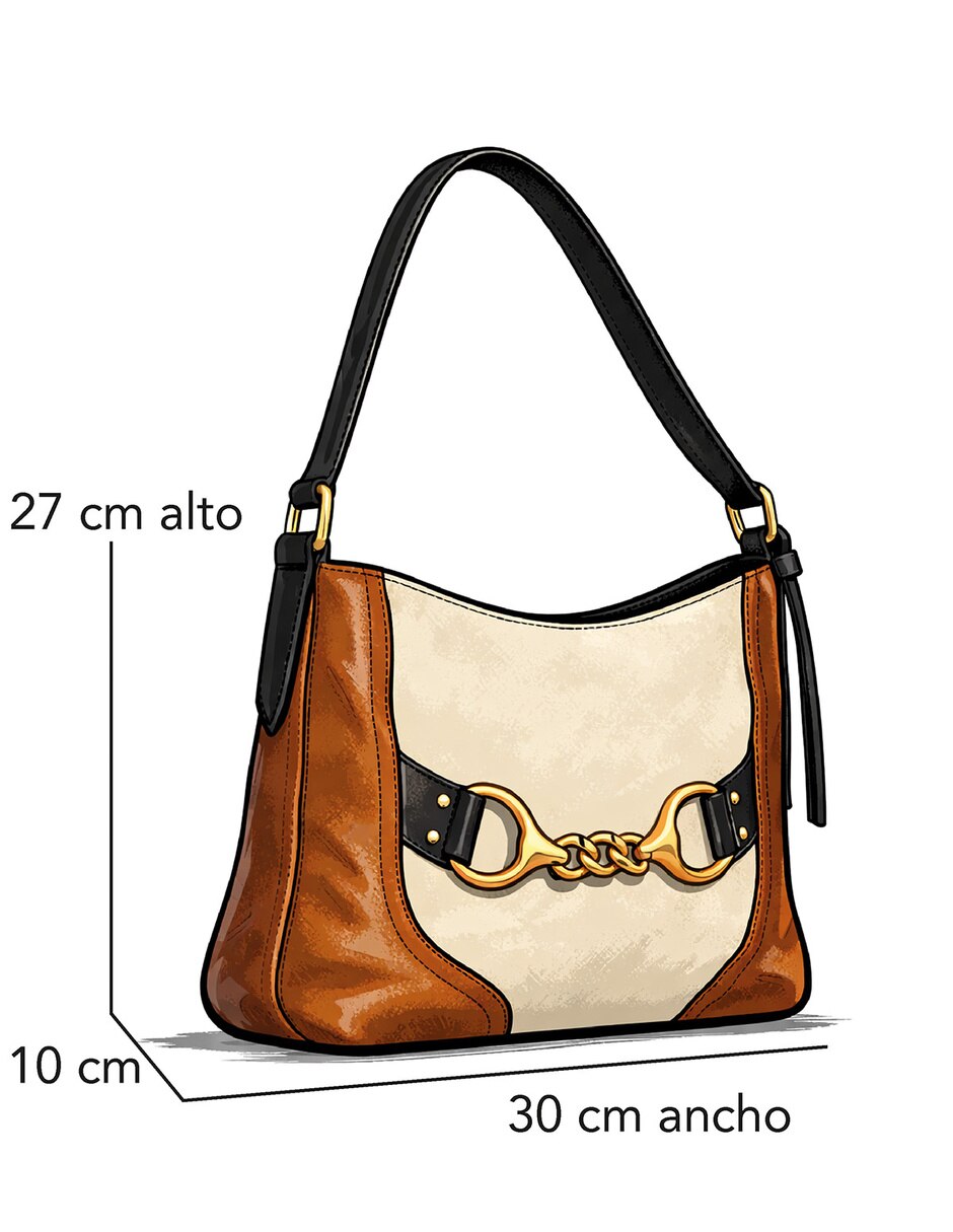 Bolsa shoulder de piel para mujer 5