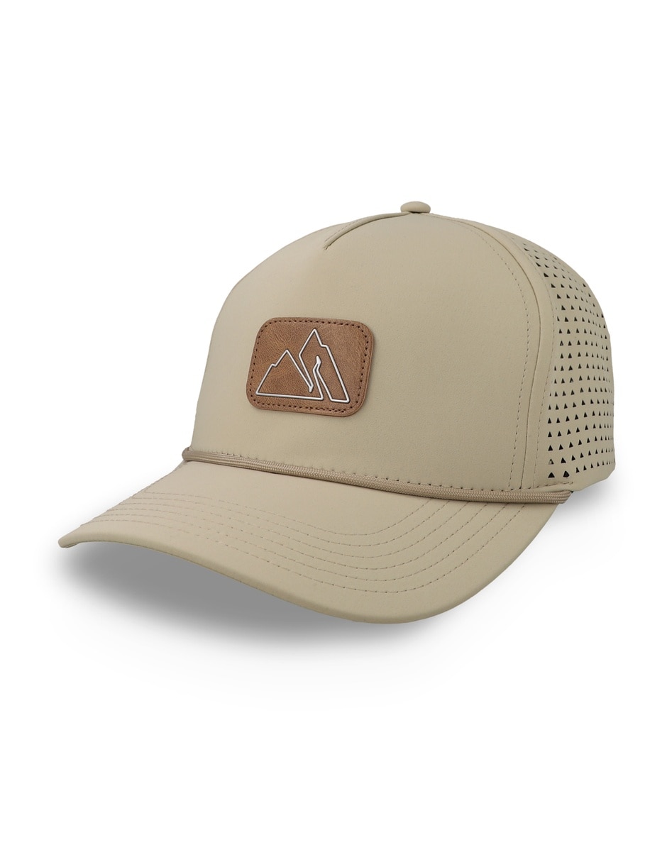 Gorra visera curva snapback Sierra Madre Leather Patch Beige Unitalla para adulto Gorra visera curva snapback Sierra Madre Leather Patch Beige Unitalla para adulto
