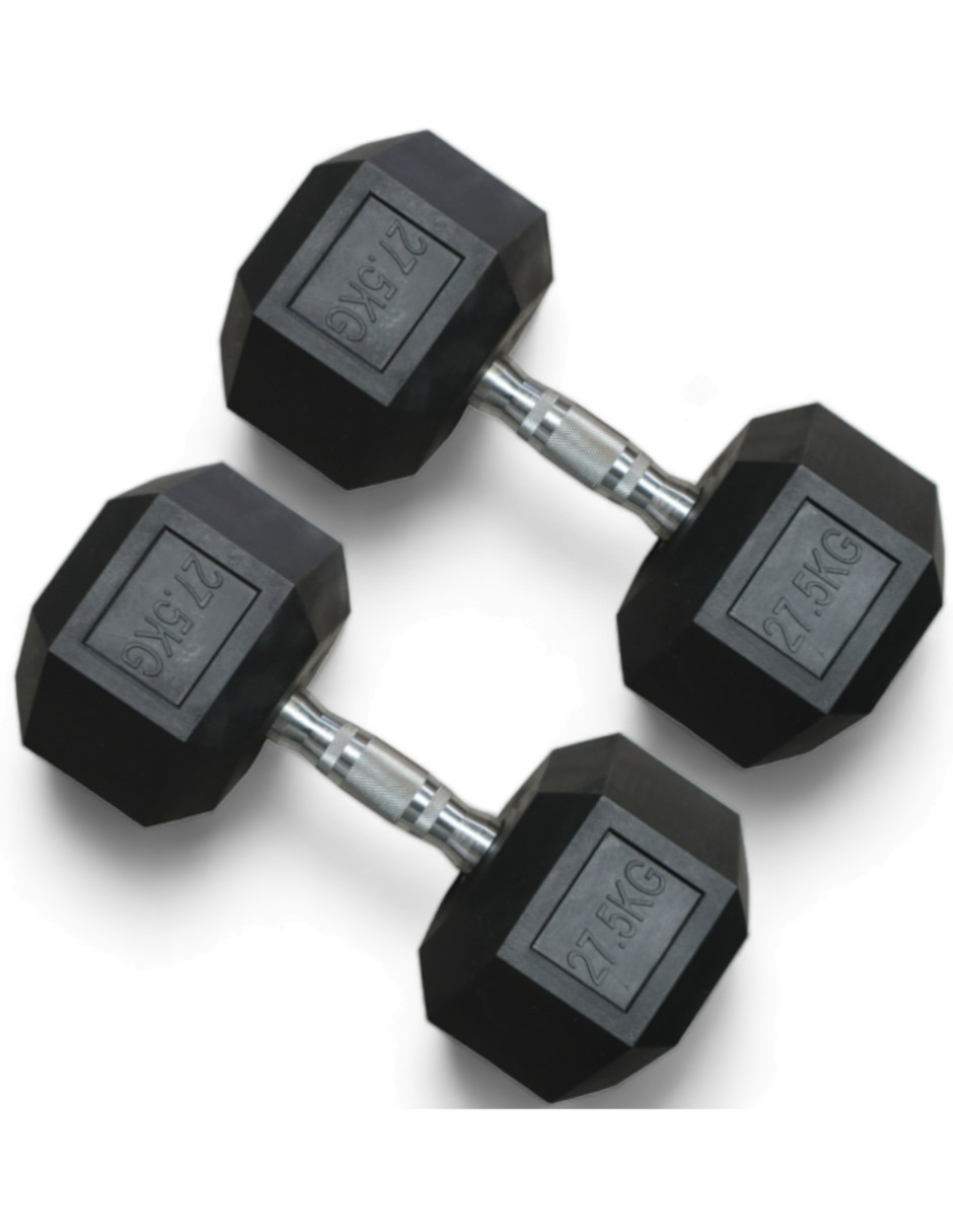 Set mancuernas de peso fijo 27.5 kg 2 piezas Set mancuernas de peso fijo 27.5 kg 2 piezas