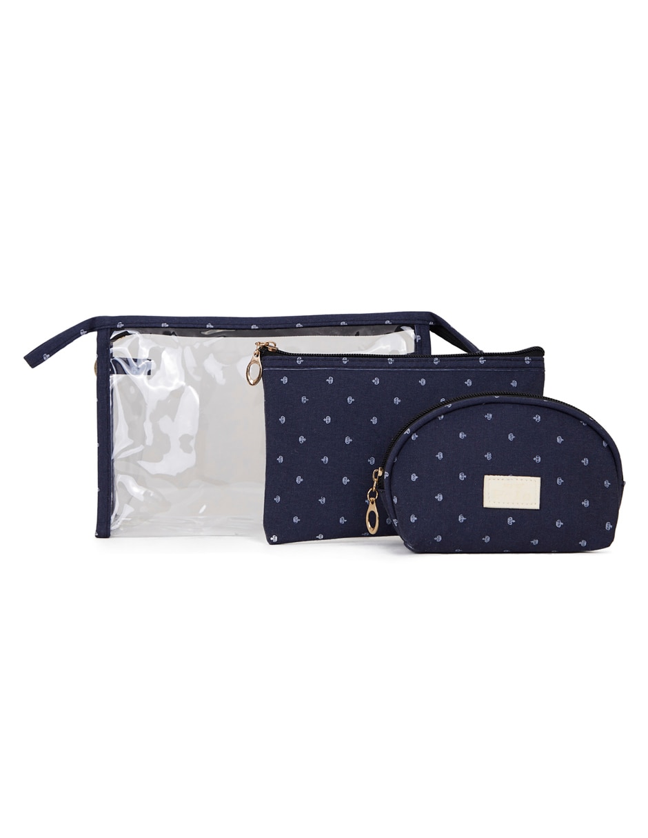 Set cosmetiquera 3 piezas para mujer