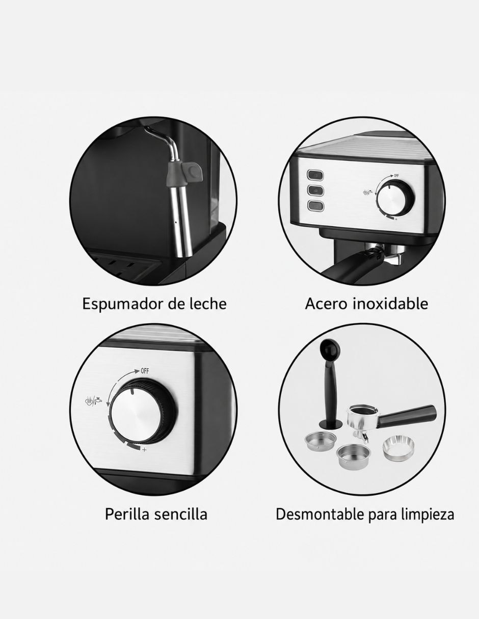 Cafetera espresso IQ TECH 04005