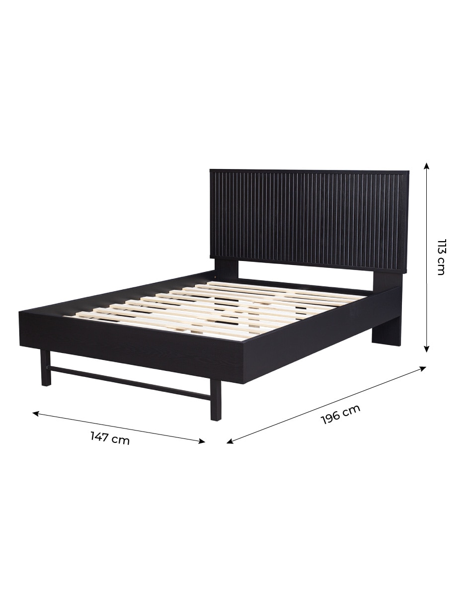 Base para cama armable de MDF Queen Size 9