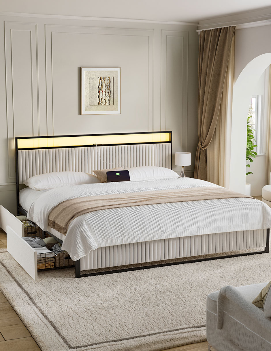 Base para cama armable King Size 4