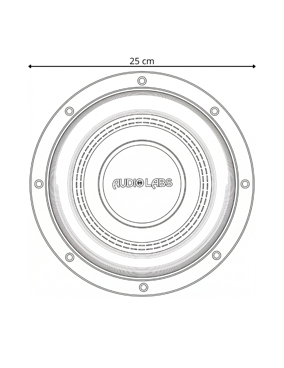 Subwoofer ADL-SW10OS 10