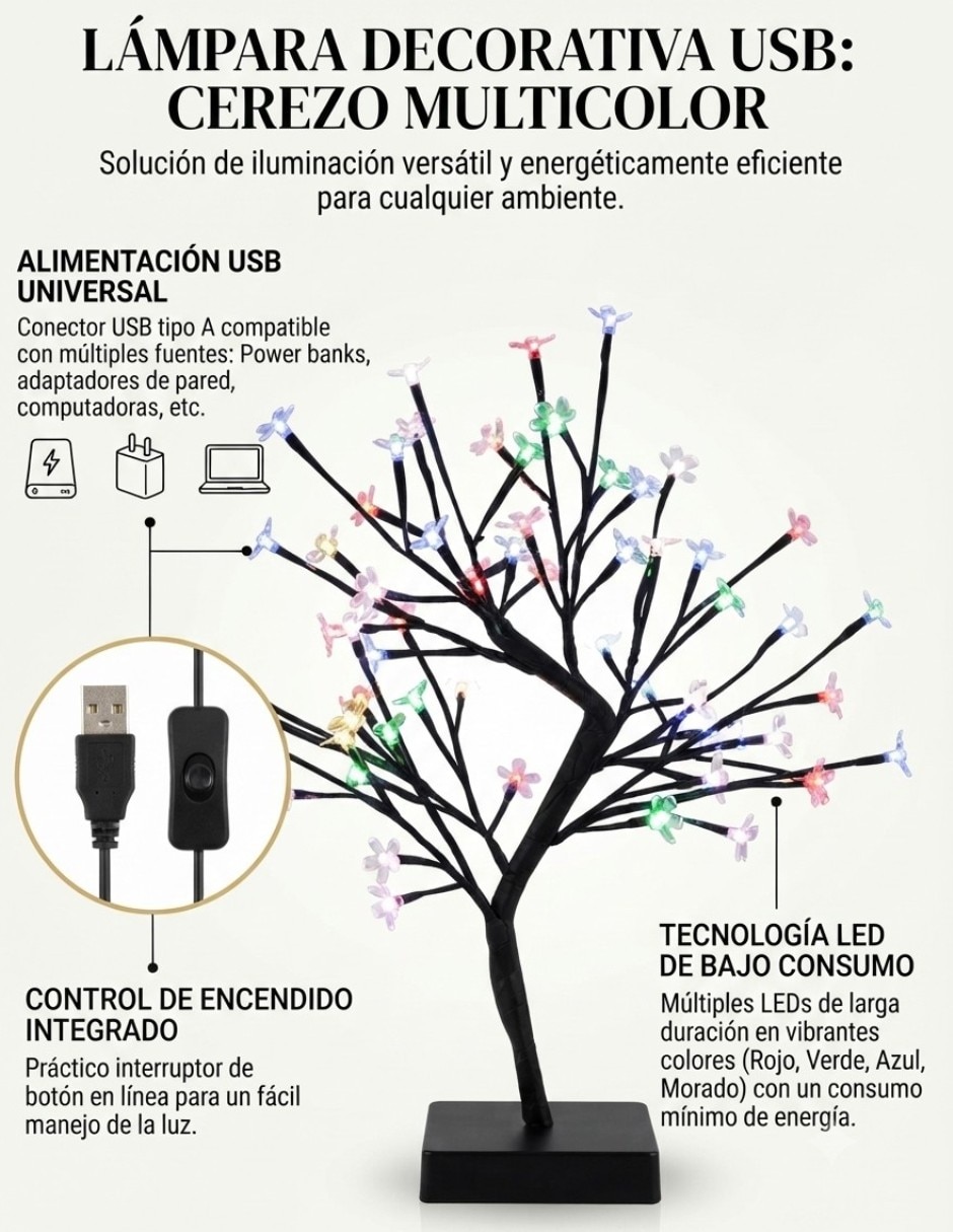 Lampara mesa LED 7
