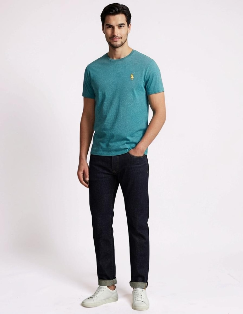 Playera cuello redondo para hombre 4