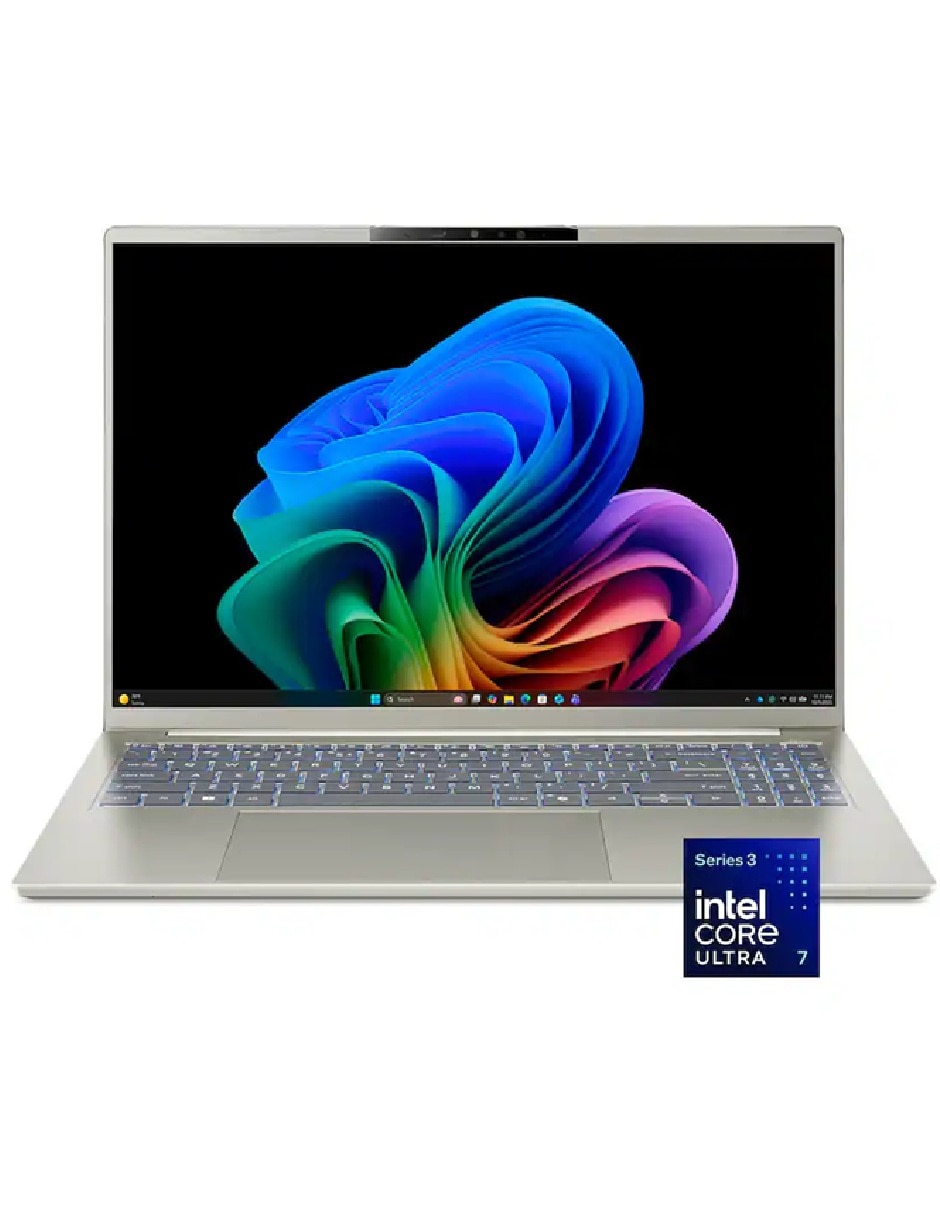 Laptop touch Acer ACER SWIFT GO 16 AI 16 pulgadas WUXGA Intel core ultra 7 Intel UHD 32 GB RAM 1 TB SSD