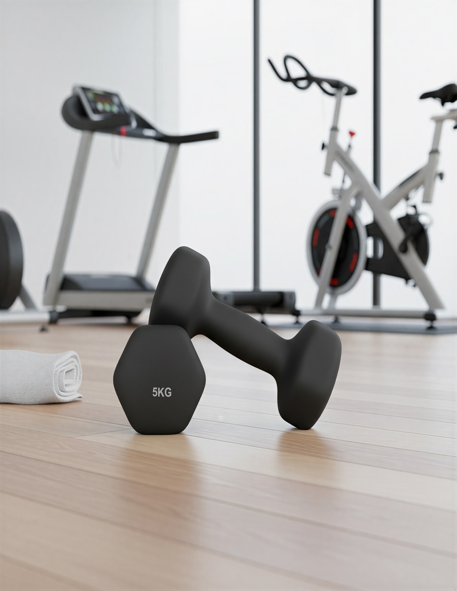 Set mancuernas de peso fijo SONGMICS HOME 5 kg 2 piezas