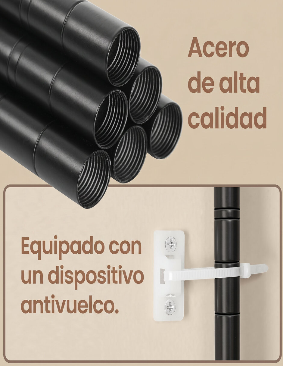 Ropero armable Songmics Home MLGR431B01 de acero