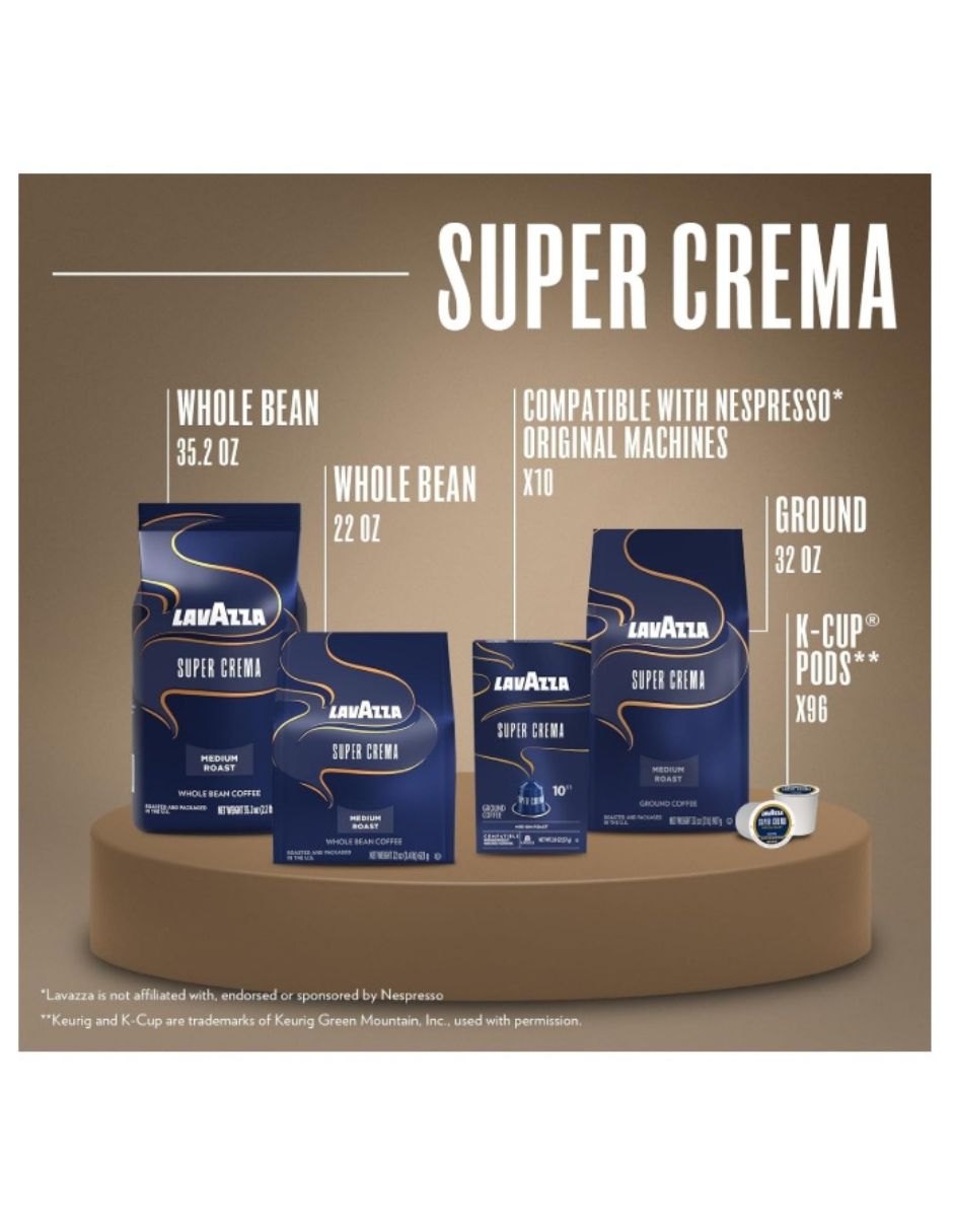 Café De grano sabor natural de estados unidos lavazza familia