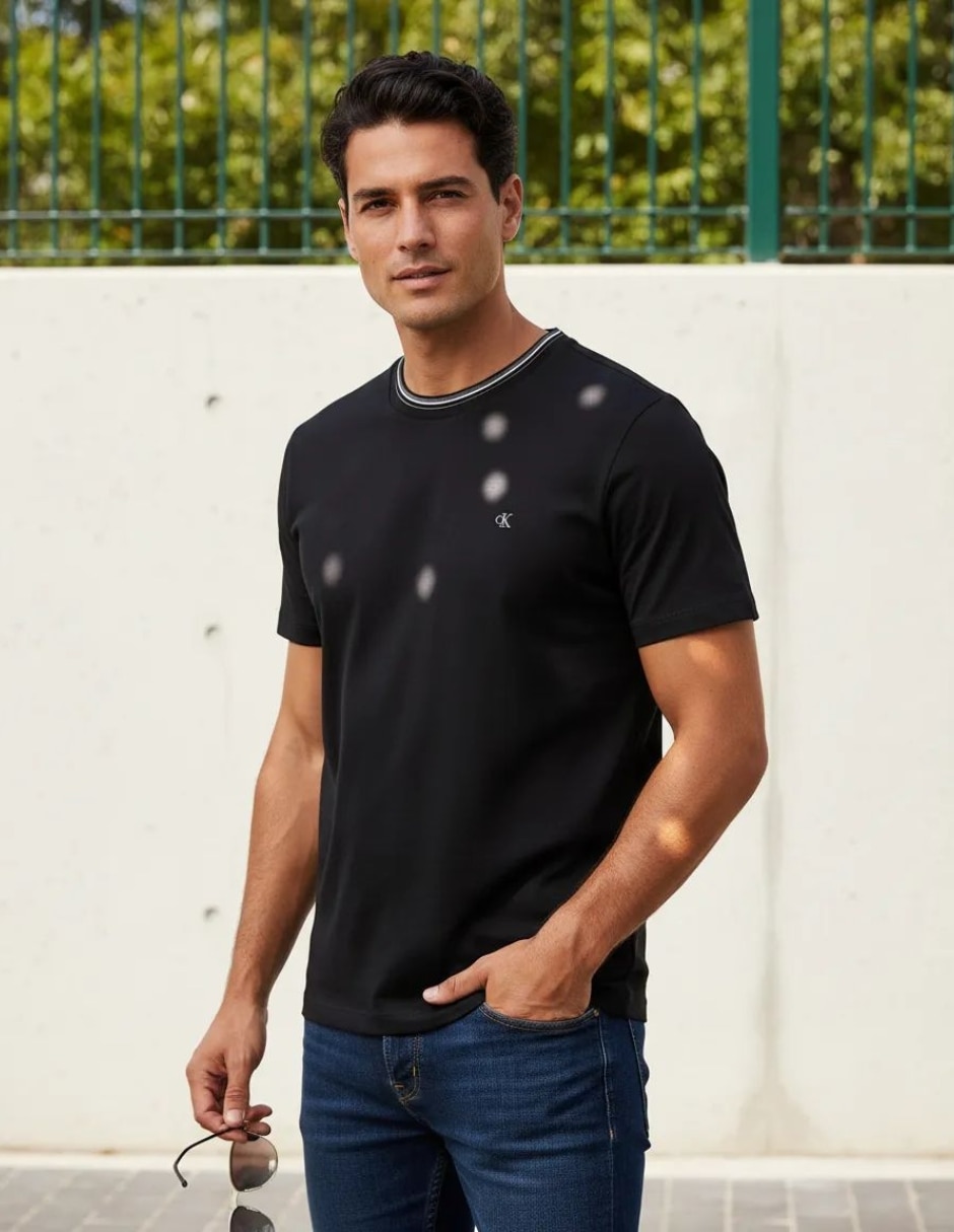 Playera cuello redondo para hombre 4