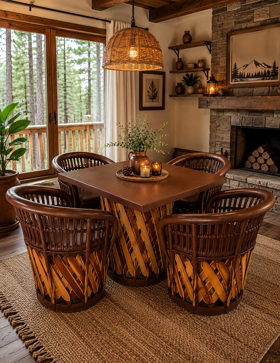 Comedor Silla Acapulco para 4 personas 5
