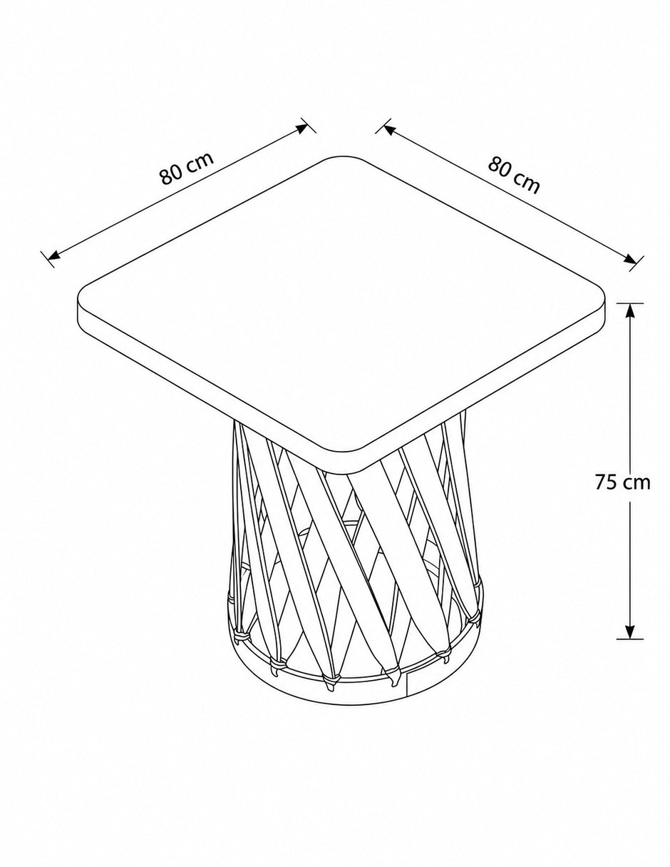 Comedor Silla Acapulco para 4 personas 6