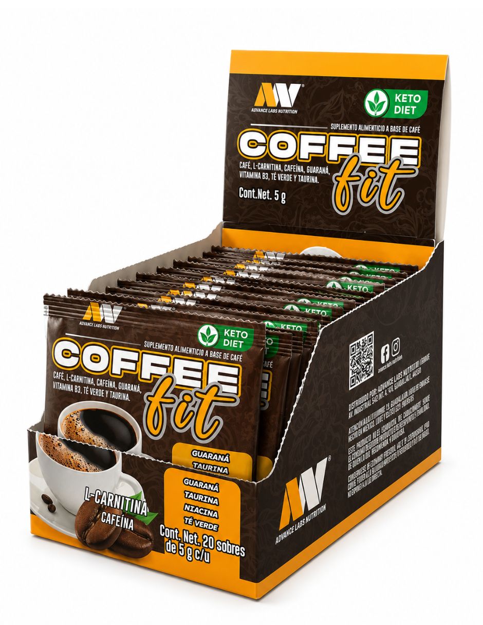 Energizante Coffee fit con cafeína sabor café Energizante Coffee fit con cafeína sabor café