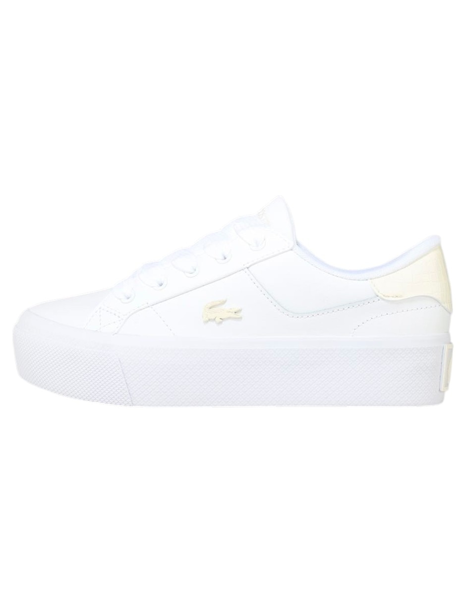 Tenis lacoste ziane platform para mujer