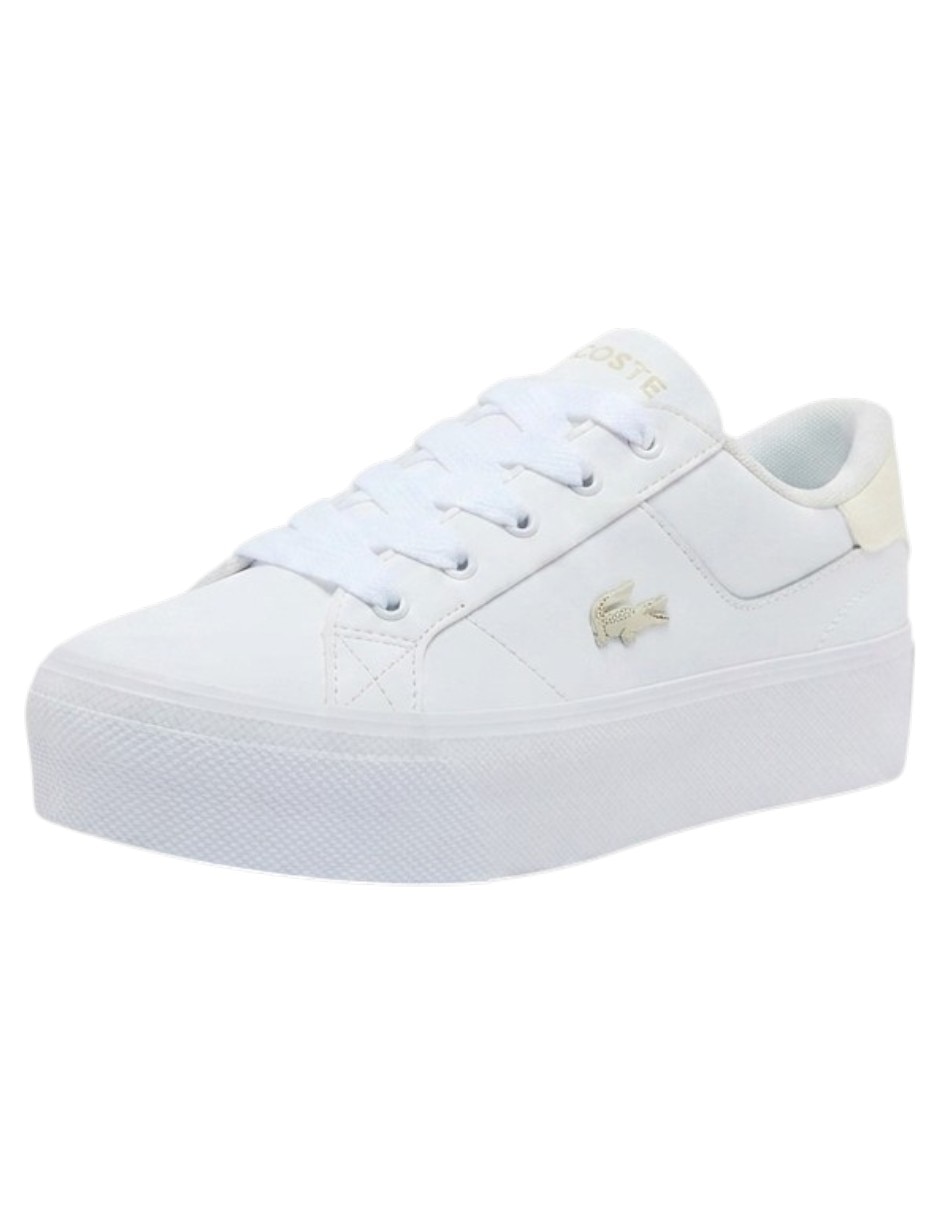Tenis lacoste ziane platform para mujer