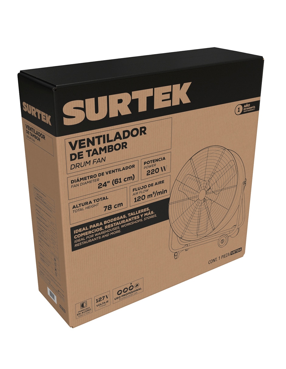 Ventilador industrial 2 velocidades 2