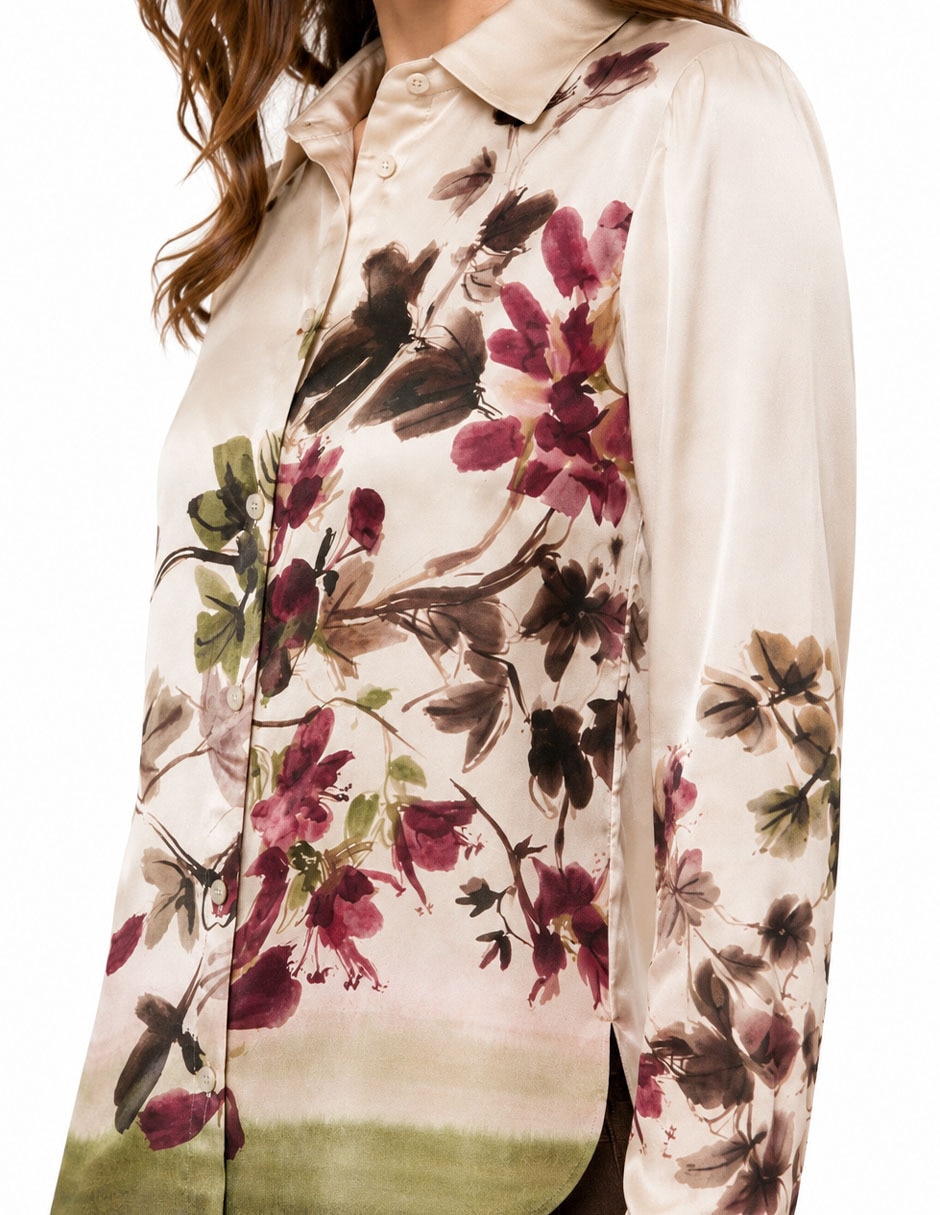 Blusa Foley's manga larga para mujer