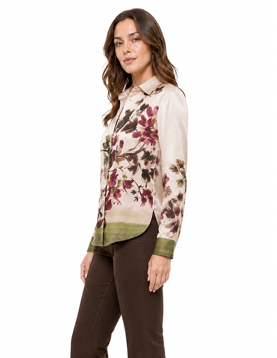 Blusa Foley's manga larga para mujer