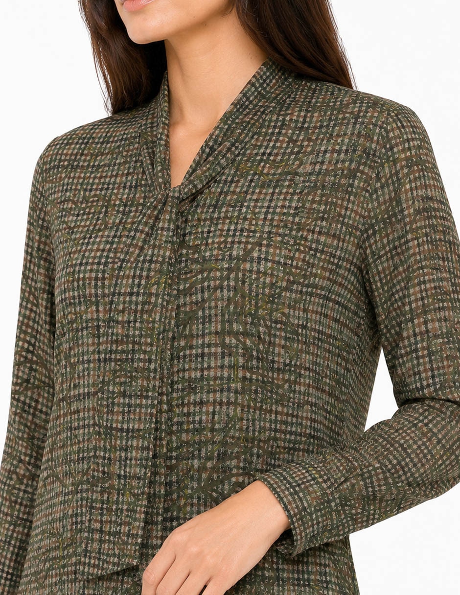 Blusa Foley's manga larga para mujer
