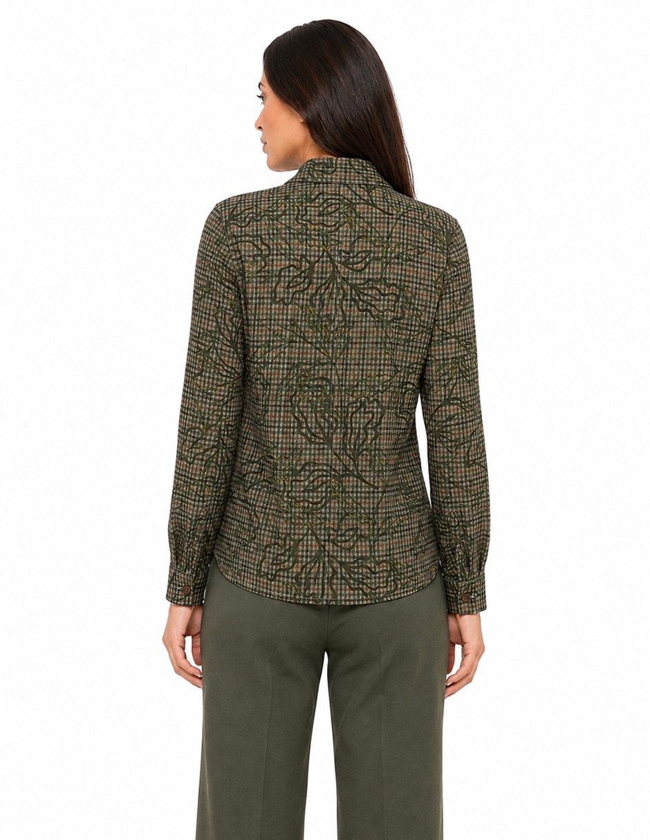 Blusa Foley's manga larga para mujer