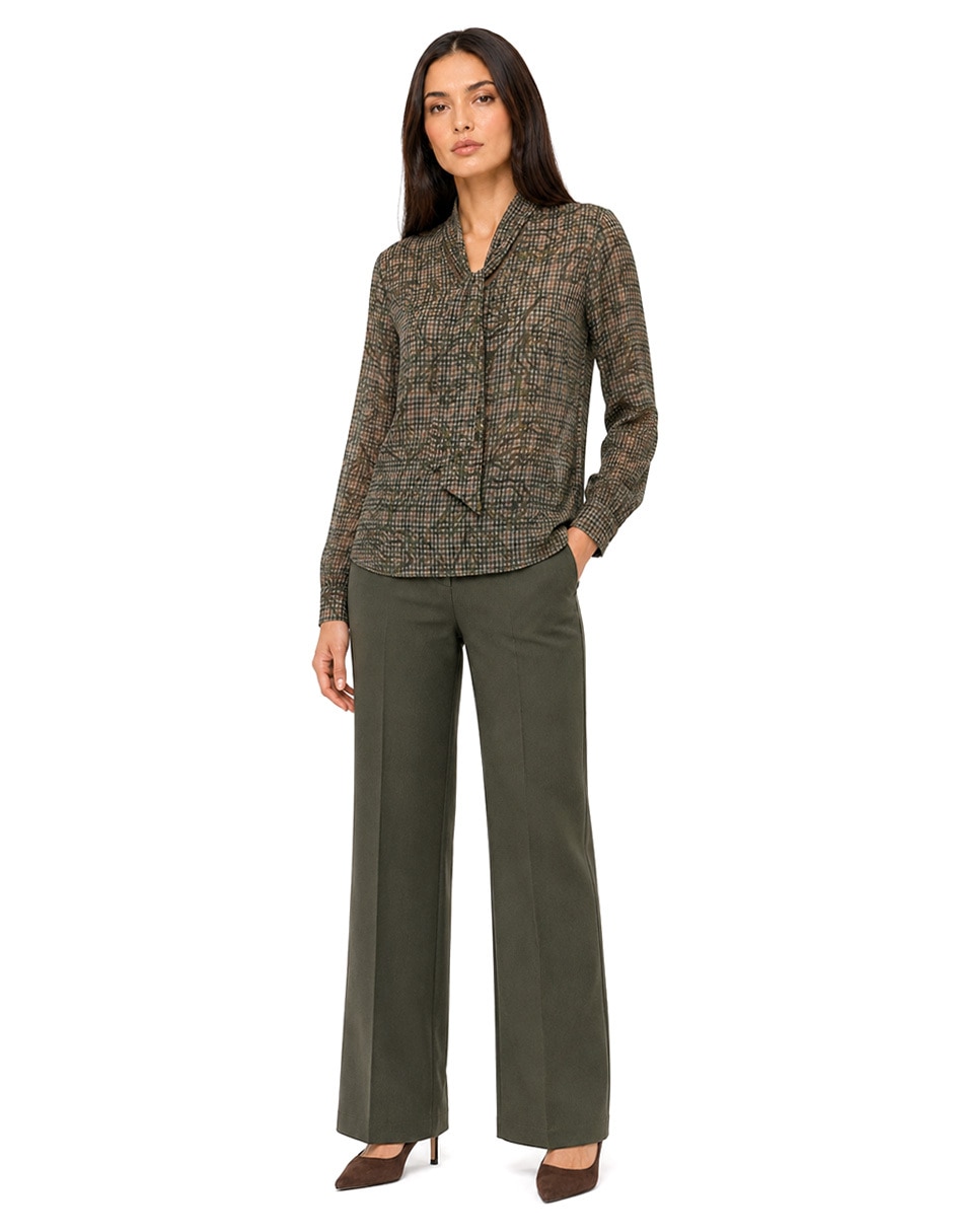 Blusa Foley's manga larga para mujer