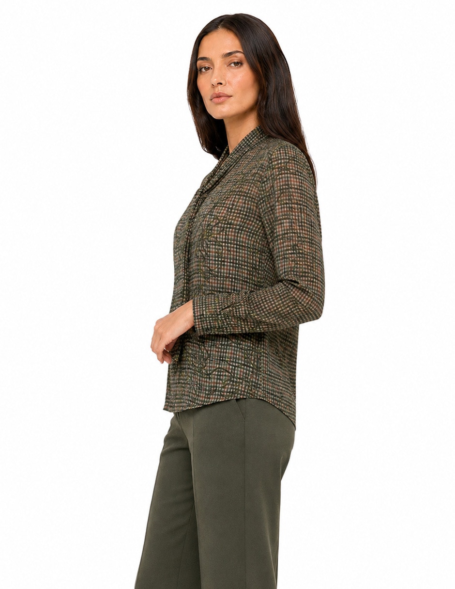 Blusa Foley's manga larga para mujer