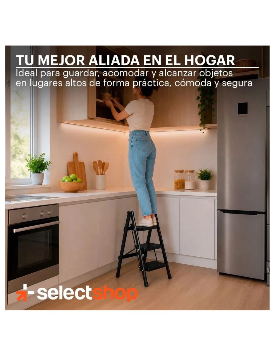Escalera de tijera de acero 5