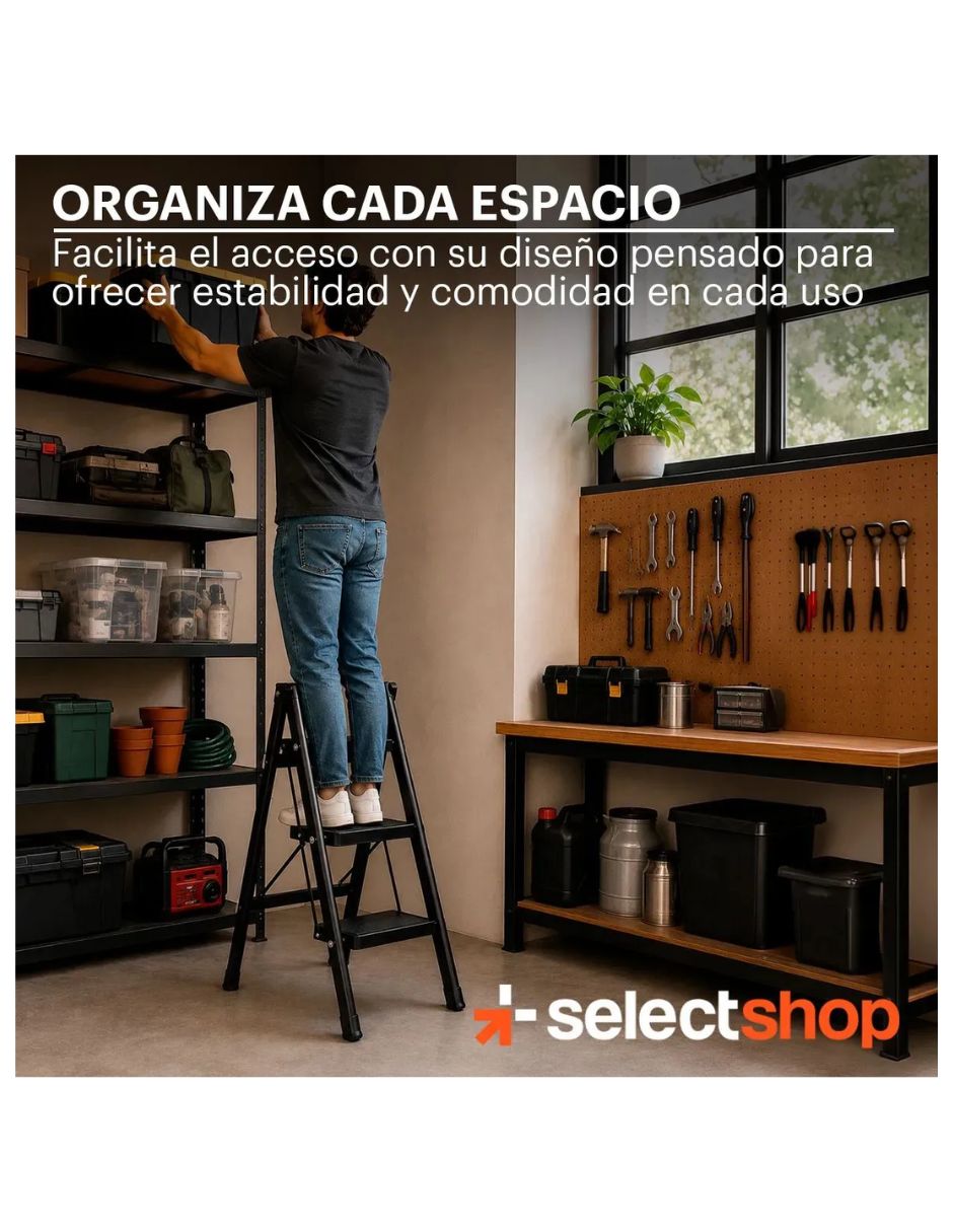 Escalera de tijera de acero 2