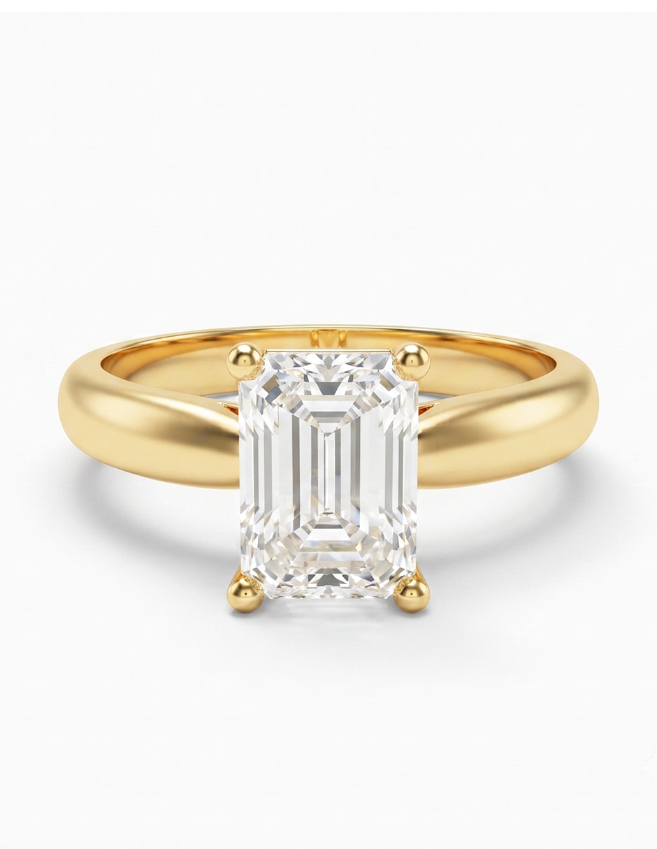 Anillo de compromiso de oro 18 k