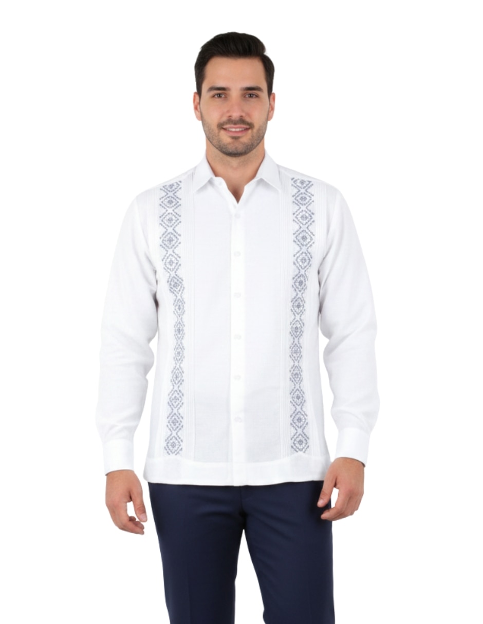Guayabera manga larga para hombre Guayabera manga larga para hombre