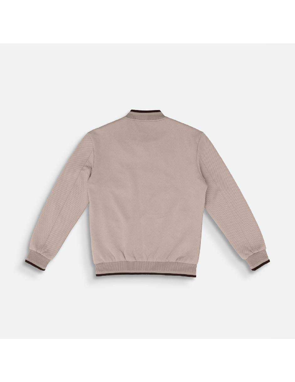 Chamarra bomber con bolsillos para hombre 2