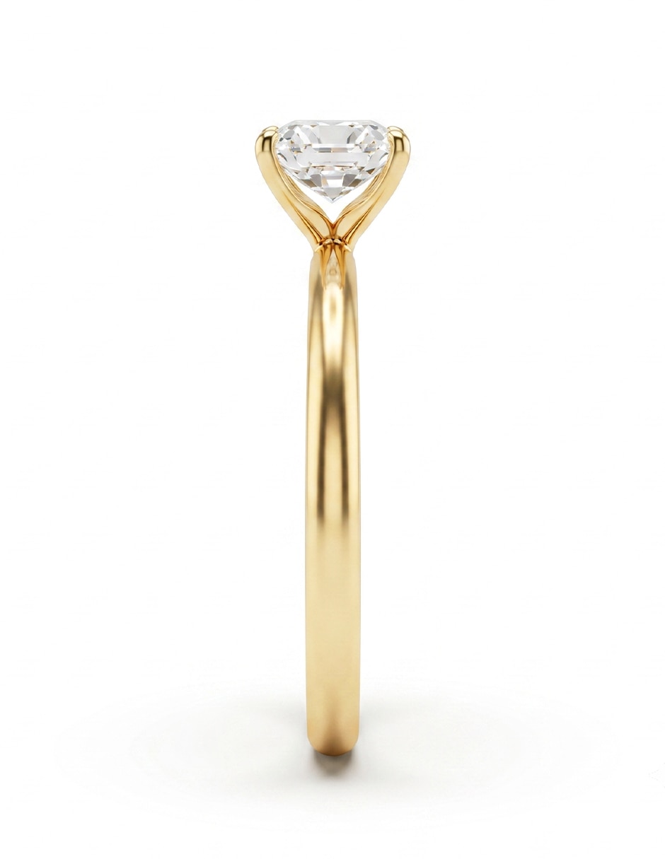 Anillo de compromiso de oro 18 k amelie joyas