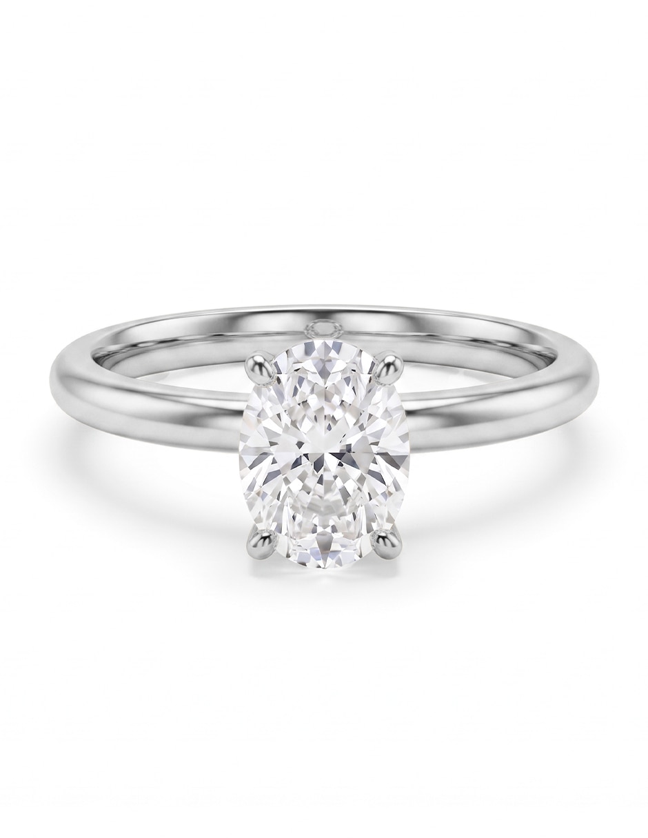 Anillo de compromiso de oro 18 k 1