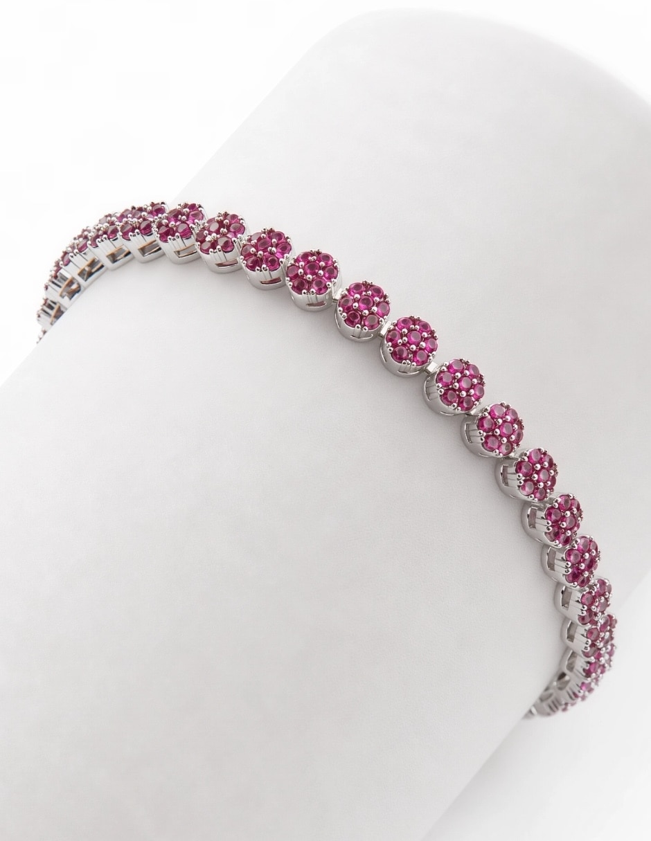 Pulsera con swarovski rosette 3