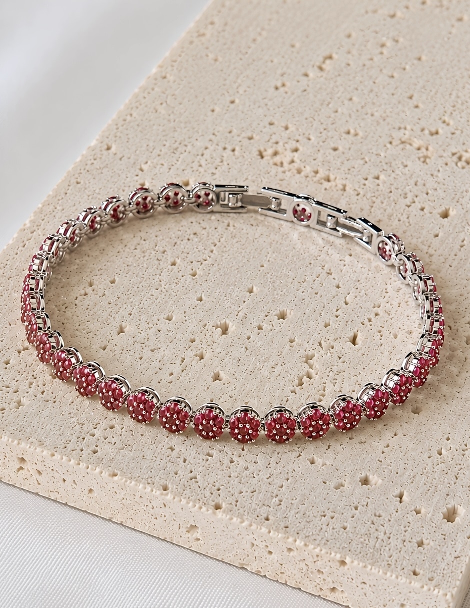 Pulsera con swarovski rosette 5