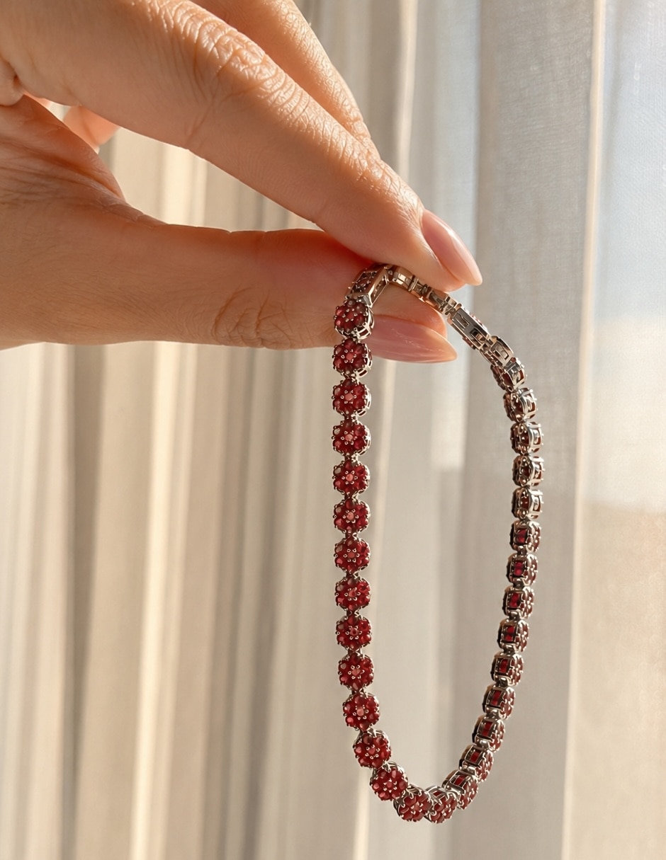 Pulsera con swarovski rosette 7