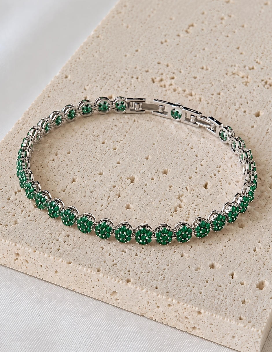 Pulsera con swarovski rosette 2