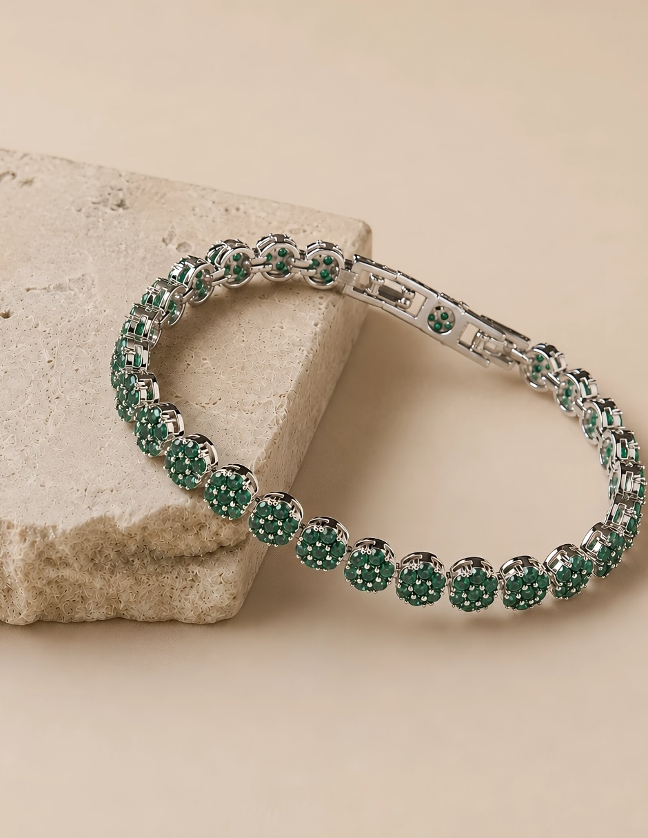 Pulsera con swarovski rosette 5