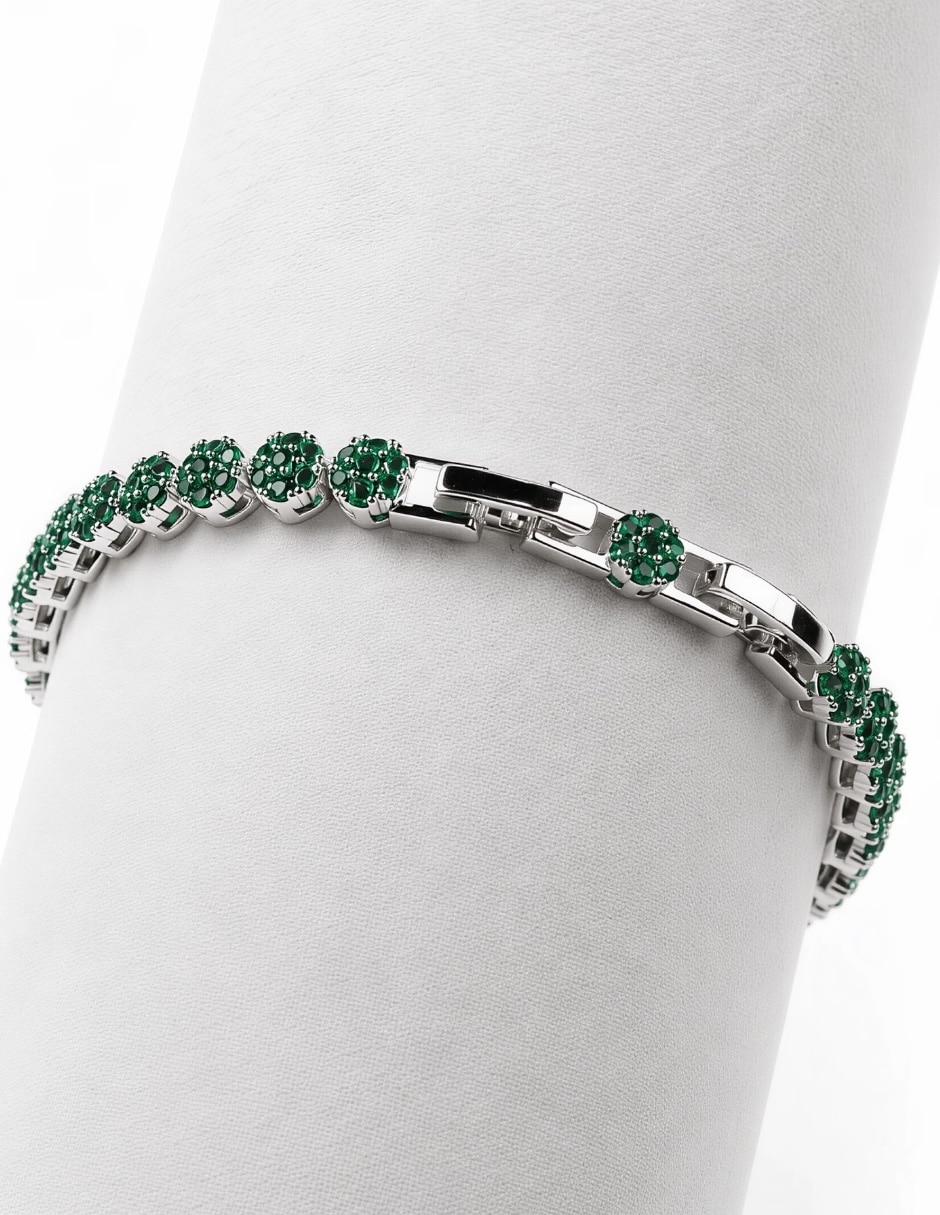 Pulsera con swarovski rosette 8
