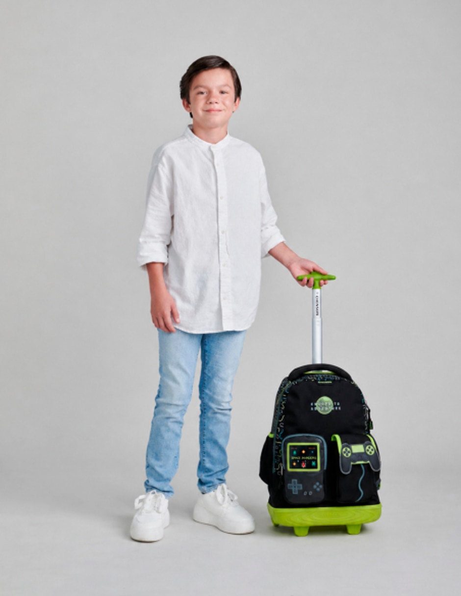 Mochila con ruedas escolar 8