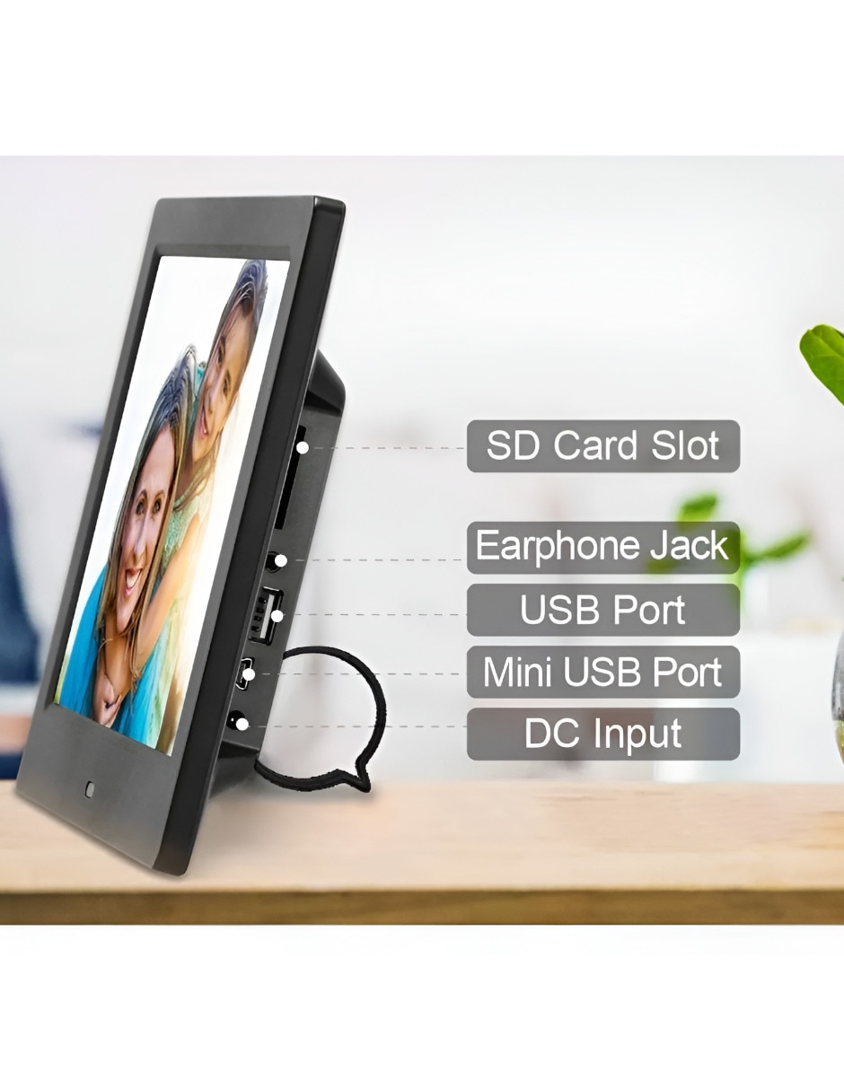 Portaretratos digital XTLLAR3284 Bluetooth Wi-Fi LED 5 pulgadas 2