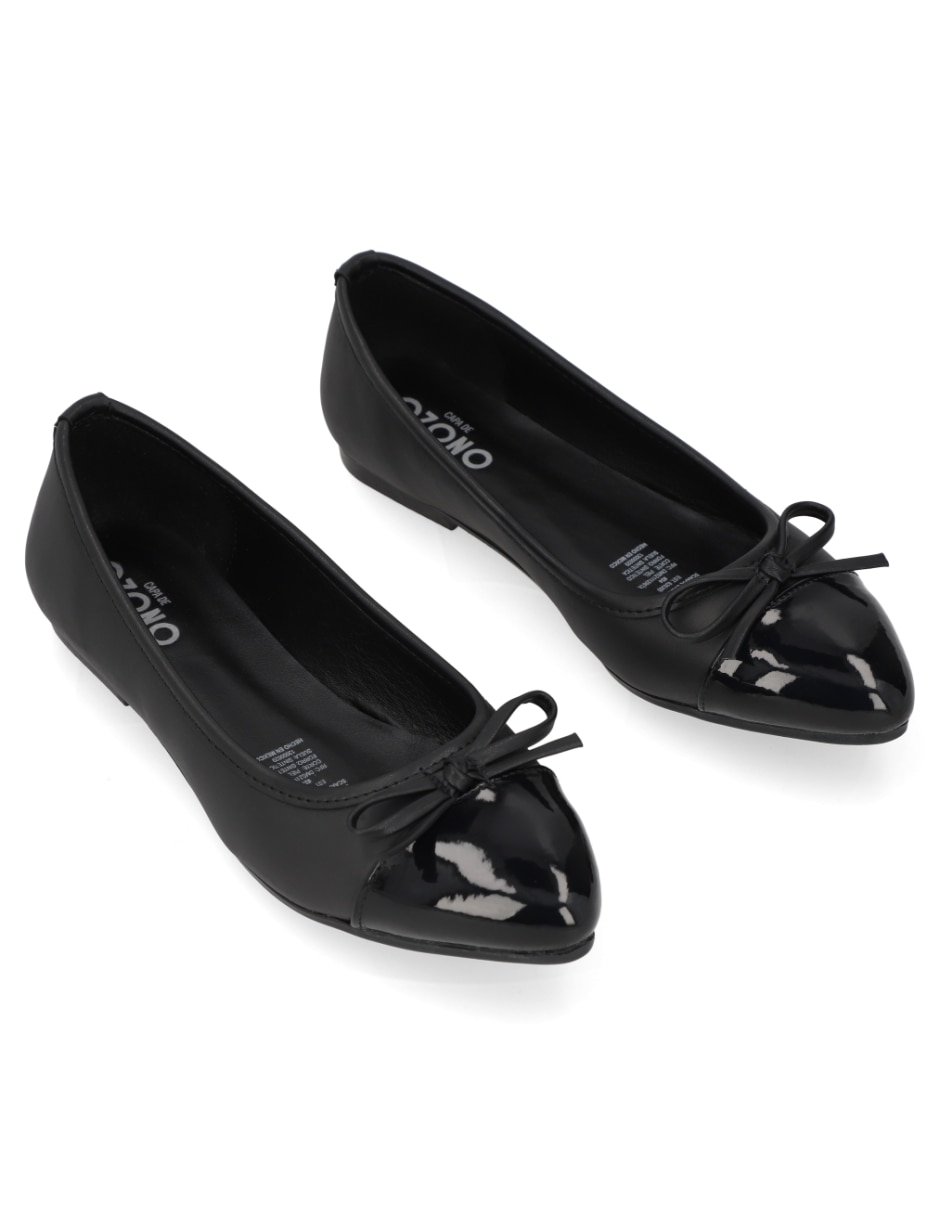 Balerina de piel para mujer 7