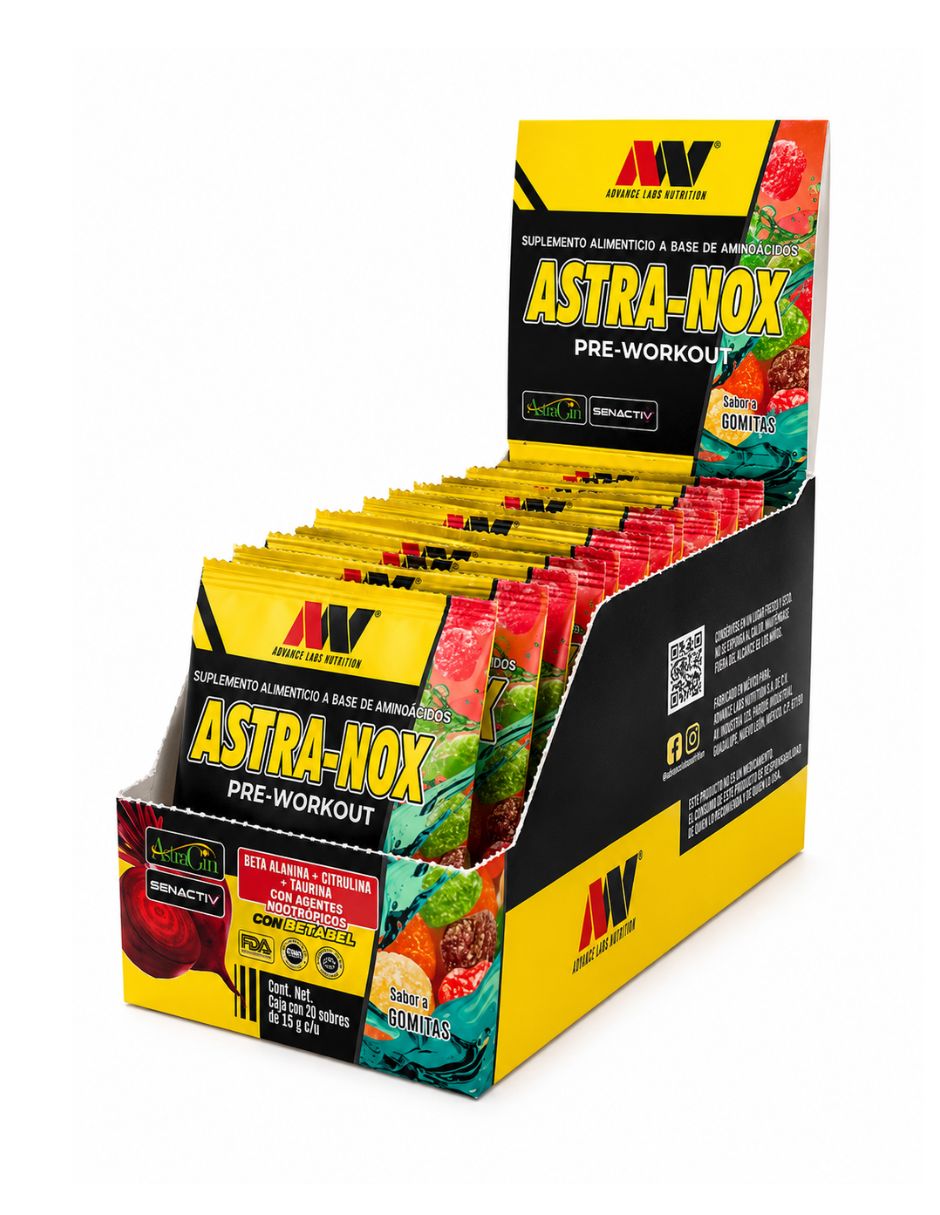 Energizante Pre entreno astra nox con betabel sabor dulce Energizante Pre entreno astra nox con betabel sabor dulce
