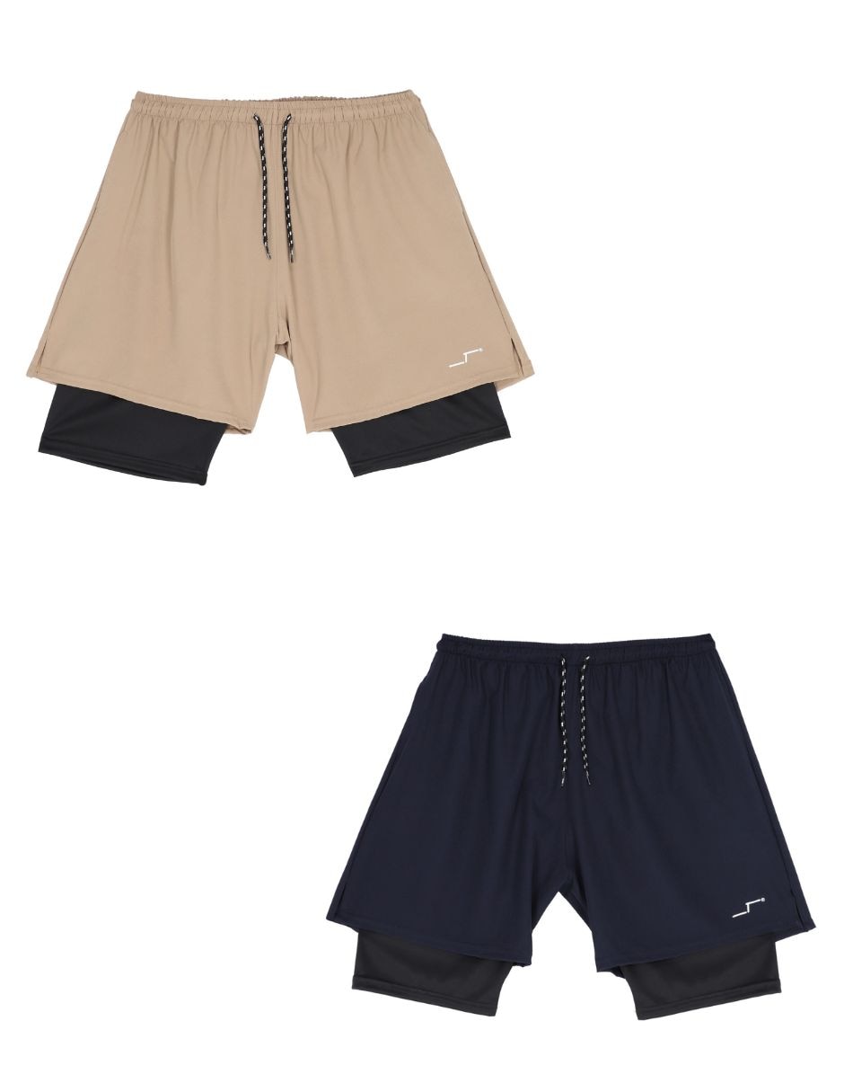 Short con bolsillos para entrenamiento hombre