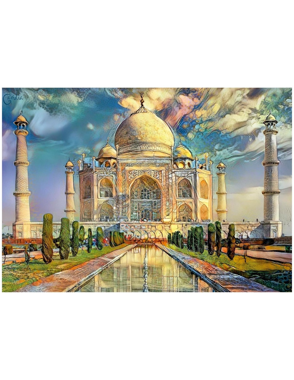 Rompecabezas Taj Mahal Taj Mahal 1000 piezas 2