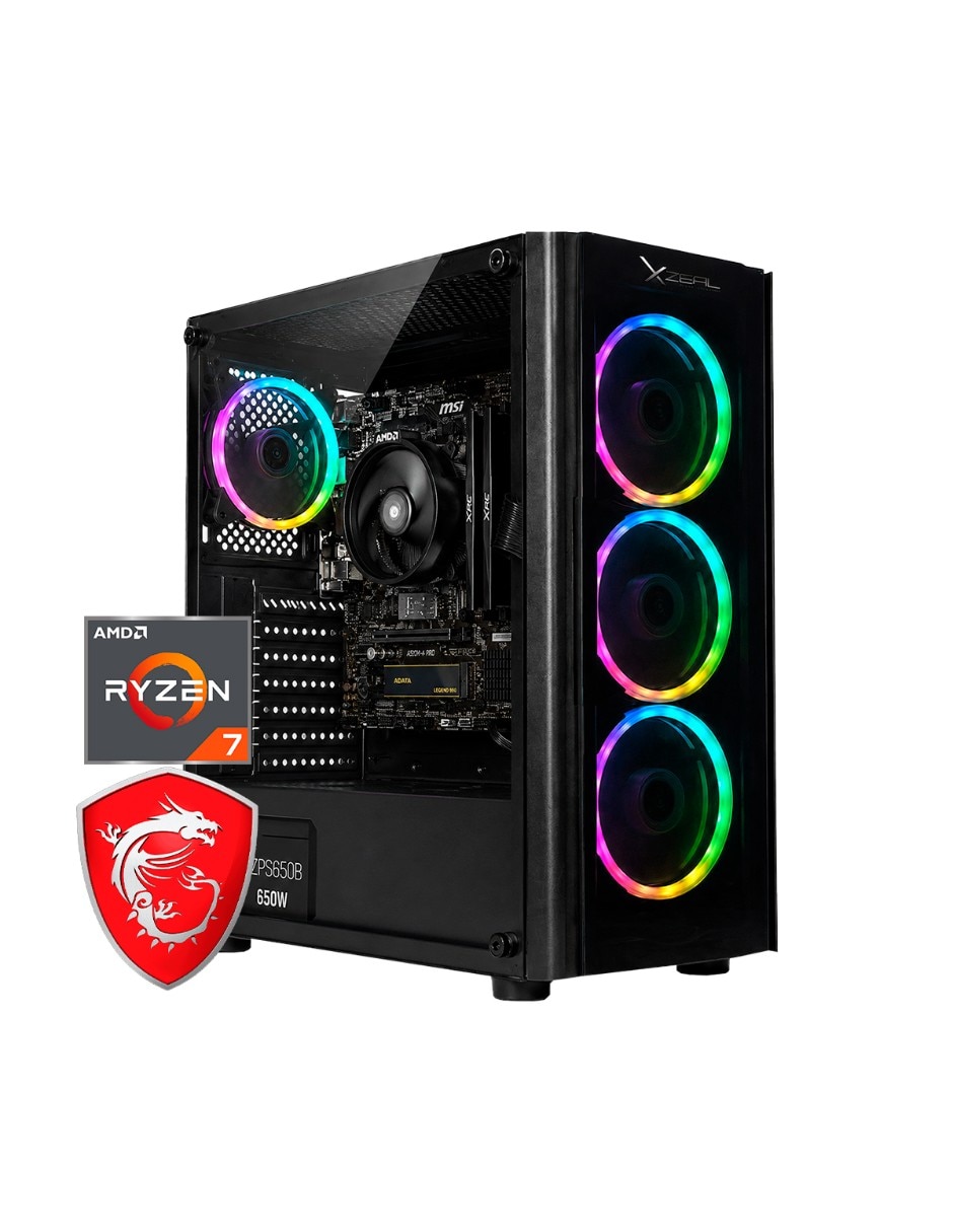 Computadora de escritorio PC-081-K AMD Ryzen 7 32 GB RAM 1 TB SSD